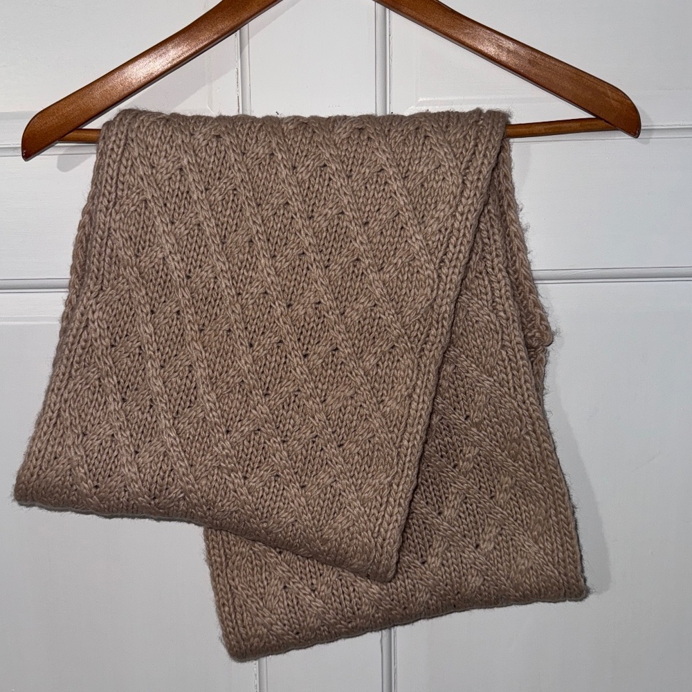 Old Navy Crochet Taupe Infinity Scarf